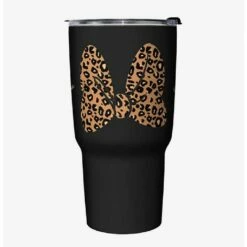 Outlet 😍 Disney Mickey Mouse Animal Print Bow Travel Mug 🧨