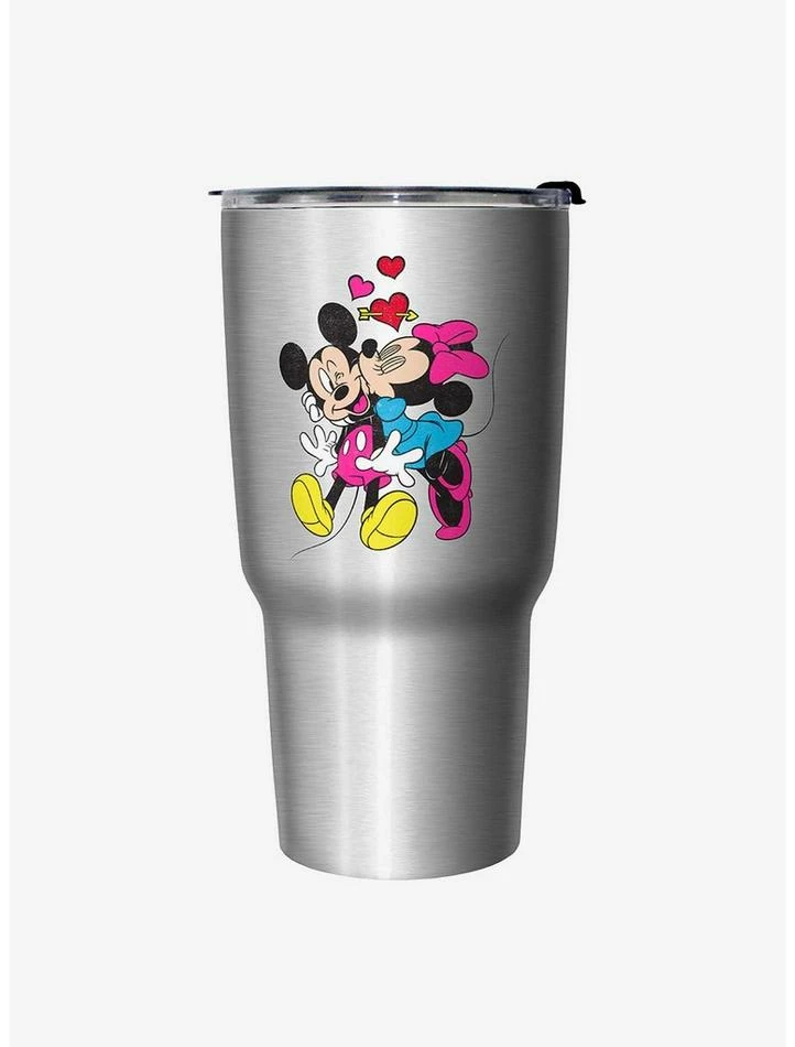 Best deal 🔥 Disney Mickey Mouse Mickey Minnie Love Travel Mug 💯
