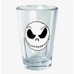 Cheap 🔥 Disney The Nightmare Before 🎁 Christmas Big Face Jack Mini Glass 🛒