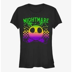 Best Pirce 😀 Disney The Nightmare Before 🎄 Christmas Nightmare Sunset 👧 Girls T-Shirt 🔔