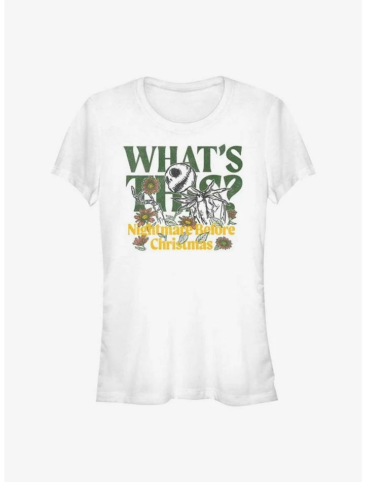 Best Pirce 🥰 Disney The Nightmare Before 🎁 Christmas What's This 👧 Girls T-Shirt 😍