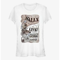 Outlet 🛒 Disney The Nightmare Before 🔔 Christmas 🌞 Summer Fear Fest Sally 👧 Girls T-Shirt 😀