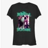 Cheapest ✨ The Nightmare Before 🔔 Christmas Jack & Sally Glitchy Beautiful Nightmare 👧 Girls T-Shirt 😉