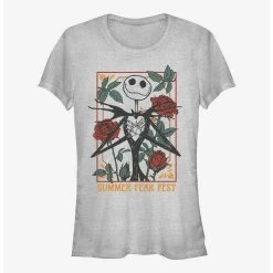 Budget 👏 Disney The Nightmare Before ❄ Christmas Jack Roses 👧 Girls T-Shirt 🎉