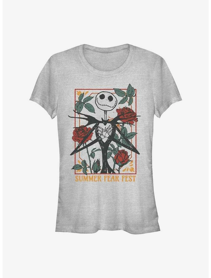 Budget ๐ Disney The Nightmare Before โ Christmas Jack Roses ๐ง Girls T-Shirt ๐