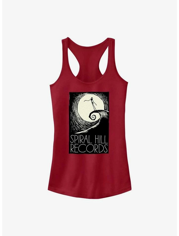 Outlet 🎁 Disney The Nightmare Before 🎄 Christmas Spiral Hill Records 👧 Girls Tank 👏