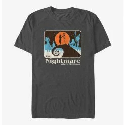 Best Pirce ✨ Disney The Nightmare Before 🎅 Christmas Moonlit Lovers Jack and Sally T-Shirt 😀