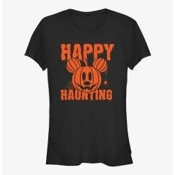 Hot Sale ❤️ Disney Mickey Mouse Happy Haunting 👧 Girls T-Shirt 😀