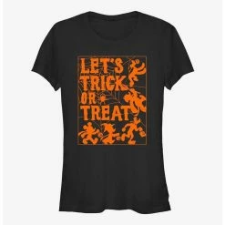 Hot Sale 🌟 Disney Mickey Mouse Let's Trick or Treat Spiderweb 👧 Girls T-Shirt ✨