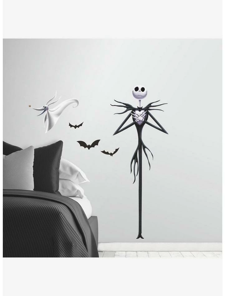 Best deal ✨ Disney Nightmare Before 🎄 Christmas Jack Peel & Stick Giant Wall Decals ❤️ - Image 3