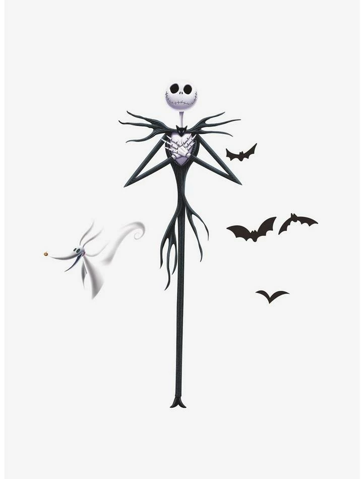 Best deal ✨ Disney Nightmare Before 🎄 Christmas Jack Peel & Stick Giant Wall Decals ❤️