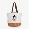 Brand new ⌛ Disney Mickey Mouse NFL Atlanta Falcons Canvas Willow Basket Tote 🔥