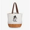 Best Sale ❤️ Disney Mickey Mouse NFL Baltimore Ravens Canvas Willow Basket Tote 🎉