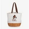 Hot Sale 🎁 Disney Mickey Mouse NFL Cincinnati Bengals Canvas Willow Basket Tote 😍