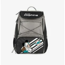 Cheap 👍 Disney Mickey Mouse NFL Miami Dolphins Cooler 🎒 Backpack ✔️