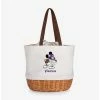 Buy ❤️ Disney Mickey Mouse NFL Minnesota Vikings Canvas Willow Basket Tote 😍