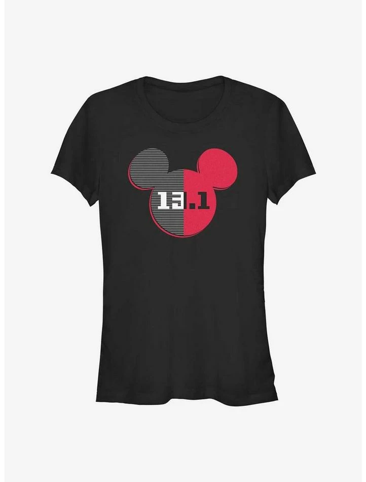 Best reviews of 🥰 Disney Mickey Mouse 13.1 Half Marathon Ears 👧 Girls T-Shirt 👍
