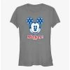 Budget 💯 Disney Mickey Mouse Mickey USA 👧 Girls T-Shirt 🎉