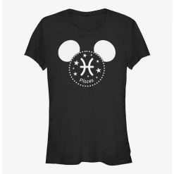 Discount 🎉 Disney Mickey Mouse Zodiac Pisces 👧 Girls T-Shirt 🎁