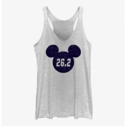 Hot Sale ❤️ Disney Mickey Mouse 26.2 Marathon Ears 👧 Girls Tank 😀