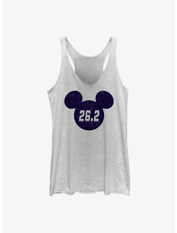 Hot Sale ❤️ Disney Mickey Mouse 26.2 Marathon Ears 👧 Girls Tank 😀