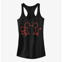 Best Pirce 😉 Disney Mickey Mouse Nurses Day Heartbeat 👧 Girls Tank ⌛