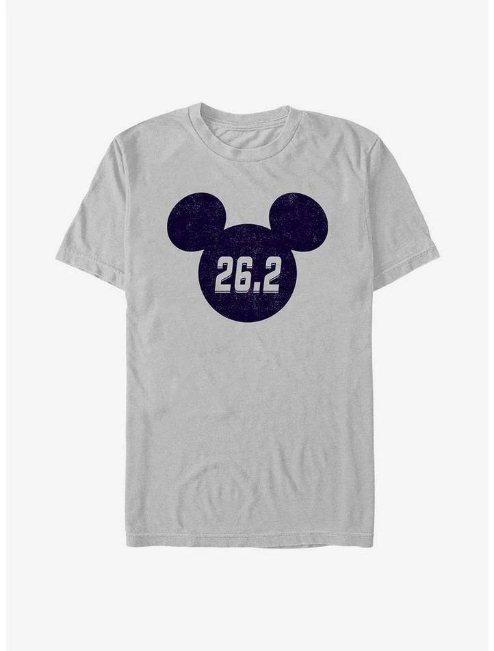 Budget ๐ฅฐ Disney Mickey Mouse 26.2 Marathon Ears T-Shirt โค๏ธ