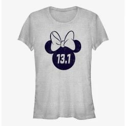 Hot Sale ⌛ Disney Minnie Mouse 13.1 Half Marathon Ears 👧 Girls T-Shirt 🌟