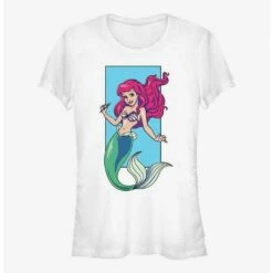 Best Pirce ✨ Disney The Little Mermaid Ariel Portrait 👧 Girls T-Shirt ⌛