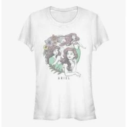New 🎉 Disney The Little Mermaid Astral Ariel 👧 Girls T-Shirt 🥰
