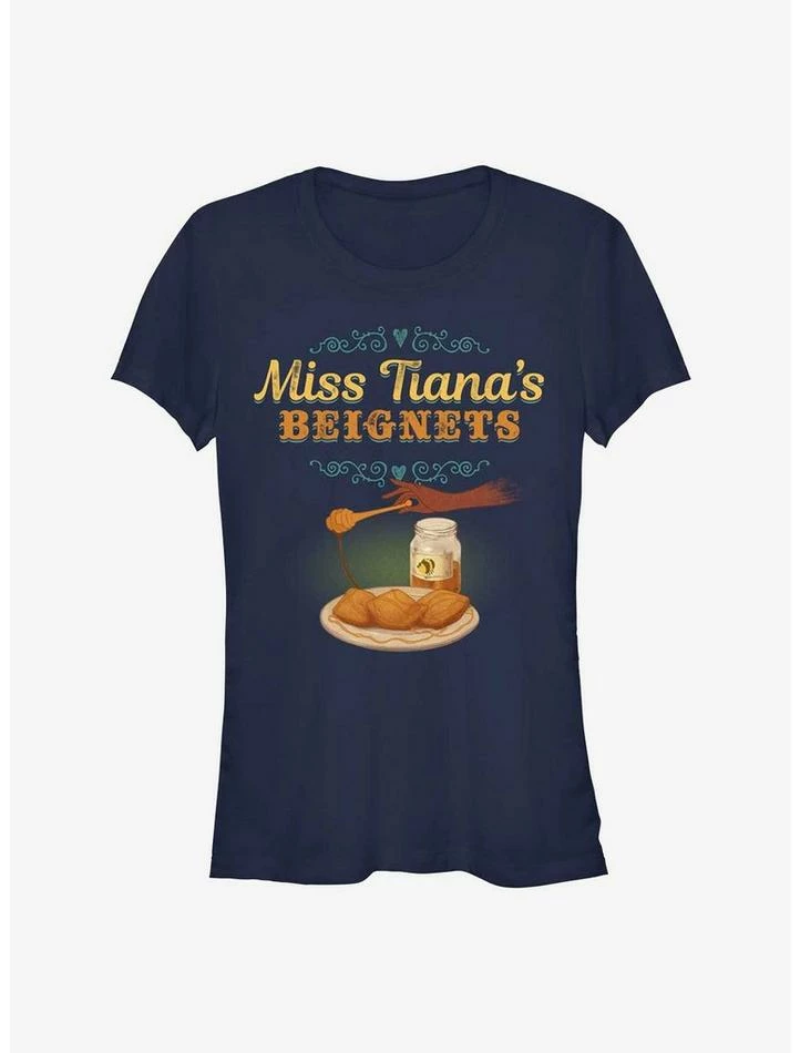 Coupon ✔️ Disney The Princess and the Frog Miss Tiana's Beignets 👧 Girls T-Shirt 🥰