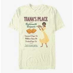 New ⭐ Disney The Princess and the Frog Tiana's Place Buttermilk Beignets T-Shirt 👍