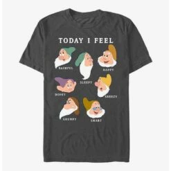 Budget 🤩 Disney Snow White and the Seven Dwarfs Today I Feel T-Shirt 😍