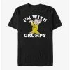 Wholesale ❤️ Disney Snow White and the Seven Dwarfs I'm With Grumpy T-Shirt 👍