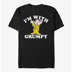 Wholesale ❤️ Disney Snow White and the Seven Dwarfs I'm With Grumpy T-Shirt 👍