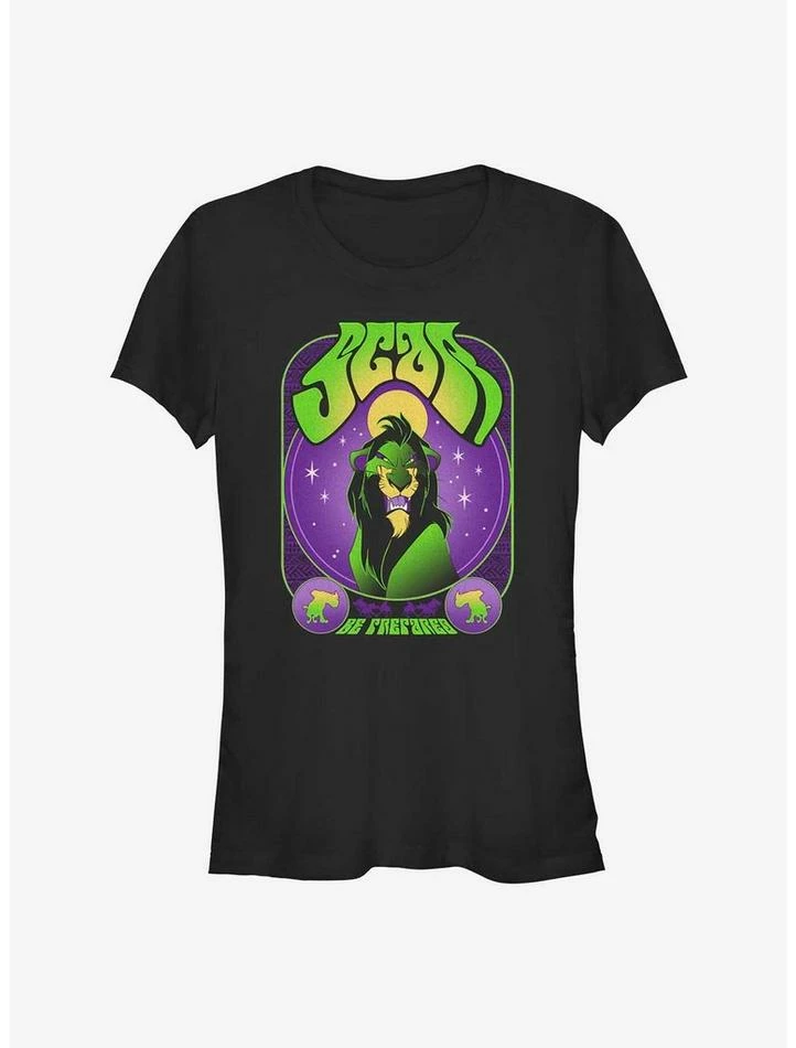 Top 10 🔔 Disney Villains Scar 👧 Girls T-Shirt 😉