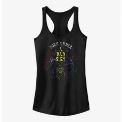Promo 🔥 Disney Villains Born Under A Bad Sign 👧 Girls Tank 👏