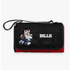 Wholesale 🛒 Disney Mickey Mouse NFL Buffalo Bills Outdoor Picnic Blanket 👏