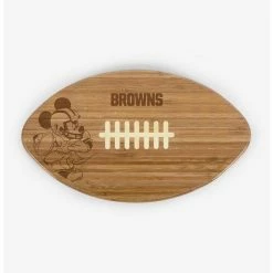 Budget 😀 Disney Mickey Mouse NFL CLE Browns Cutting Board 💯
