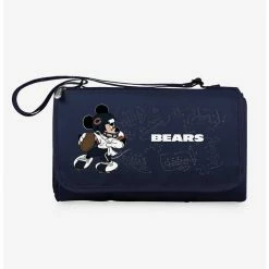 New 🔔 Disney Mickey Mouse NFL Chicago Bears Outdoor Picnic Blanket 🤩