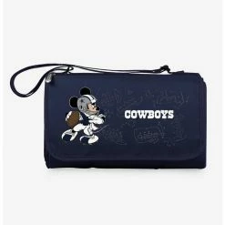 Cheap 😉 Disney Mickey Mouse NFL Dallas Cowboys Outdoor Picnic Blanket 🔥