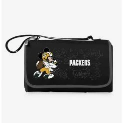 Best Sale 😍 Disney Mickey Mouse NFL Green Bay Packers Outdoor Picnic Blanket 🥰