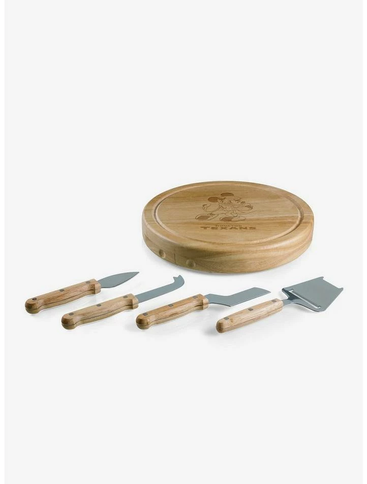 Buy ๐ Disney Mickey Mouse NFL HOU Texans Circo Cheese Cutting Board & Tools Set ๐ - Image 2
