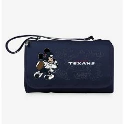 Coupon ๐งจ Disney Mickey Mouse NFL Houston Texans Outdoor Picnic Blanket ๐