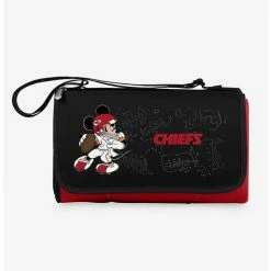 Outlet 👍 Disney Mickey Mouse NFL Kansas City Chiefs Outdoor Picnic Blanket 🔔