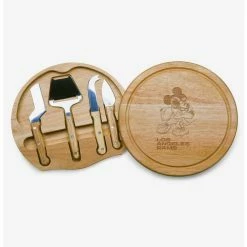 Buy 🛒 Disney Mickey Mouse NFL LA Rams Circo Cheese Cutting Board & Tools Set 💯