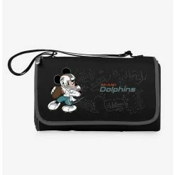 Buy 🌟 Disney Mickey Mouse NFL Miami Dolphins Outdoor Picnic Blanket ✔️