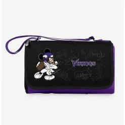 Outlet ✨ Disney Mickey Mouse NFL Minnesota Vikings Outdoor Picnic Blanket 🌟