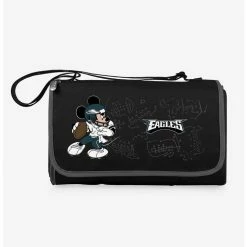 Promo 👏 Disney Mickey Mouse NFL Phi Eagles Outdoor Picnic Blanket 👏