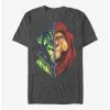 Best Pirce 🔔 Disney The Lion King Scar and Mufasa Split T-Shirt 😀